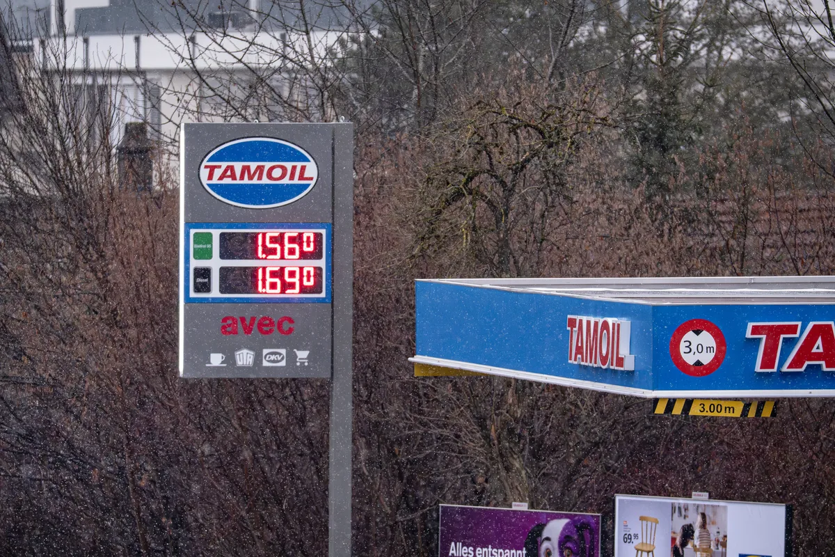 Tankstelle Tamoil in Weisslingen.